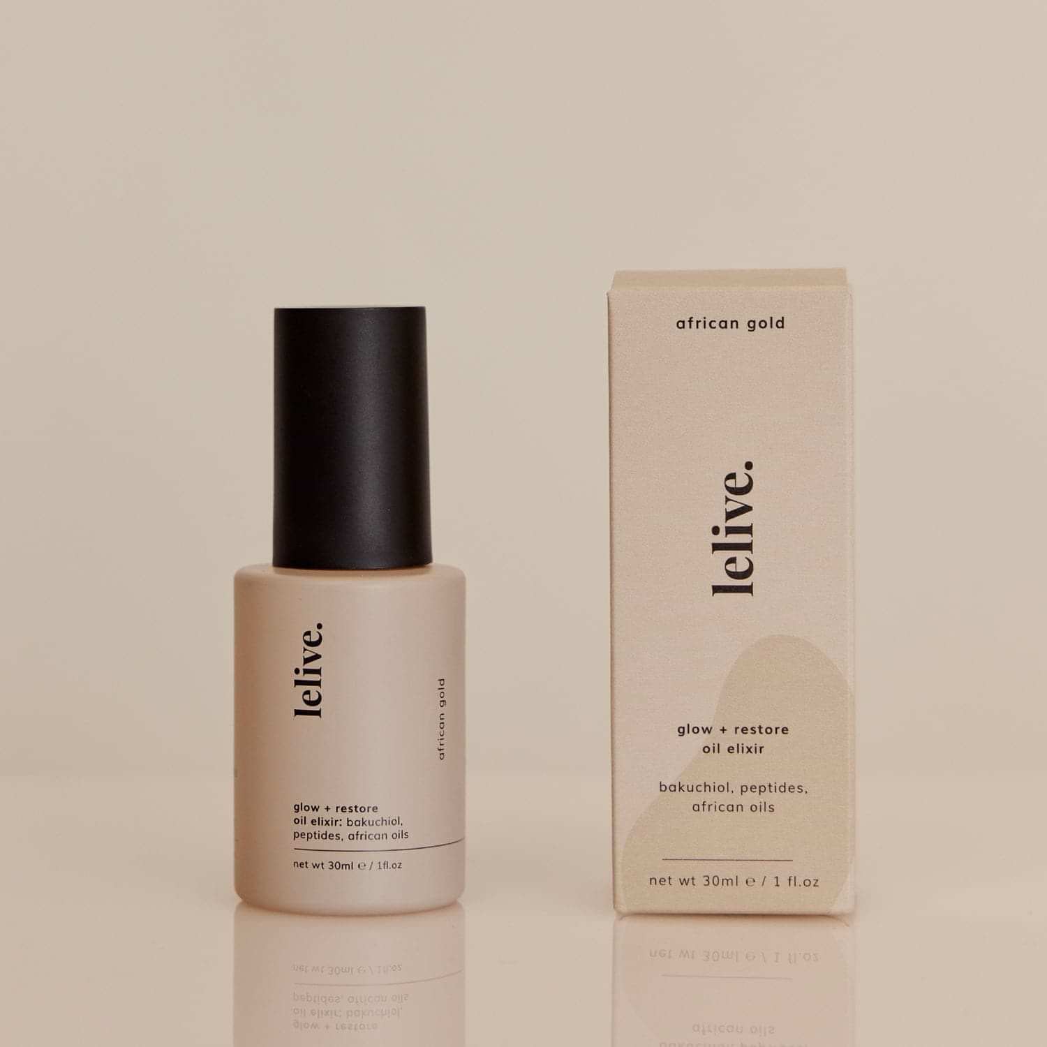 african gold | glow + restore oil elixir - lelive