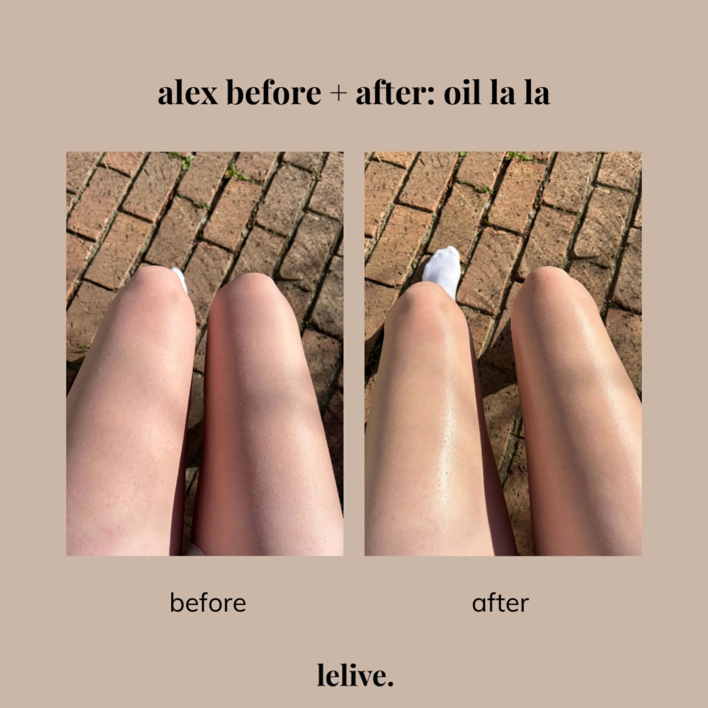 Brightening body oil enriched with Vitamin C for radiant and healthy skin
