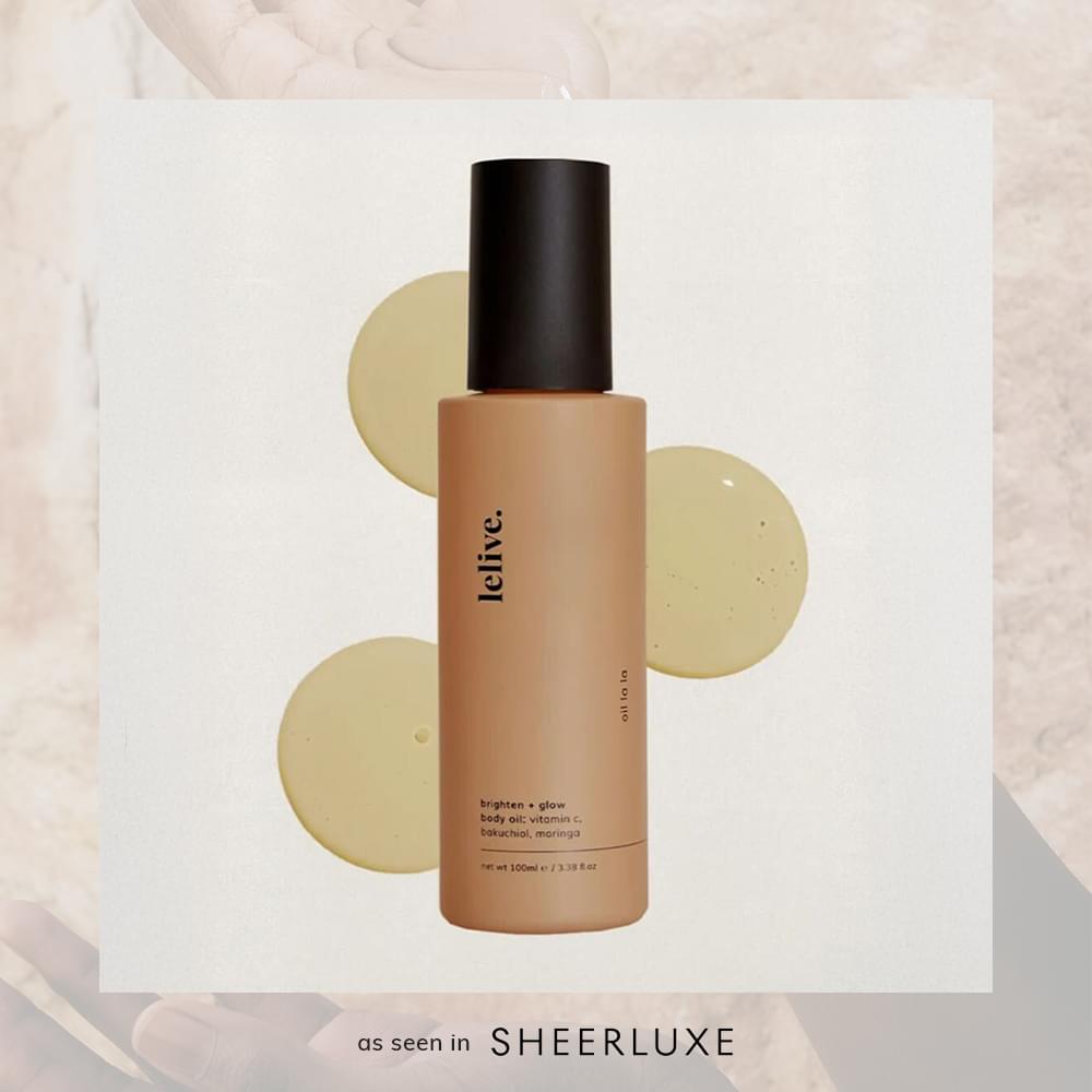 Brightening body oil enriched with Vitamin C for radiant and healthy skin