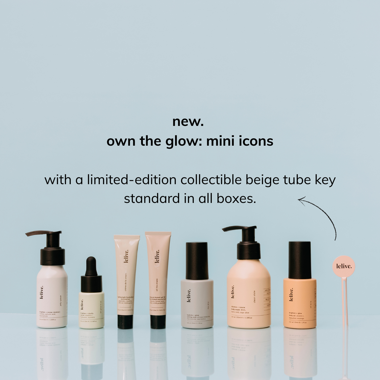 own the glow: mini icons | 7-piece set